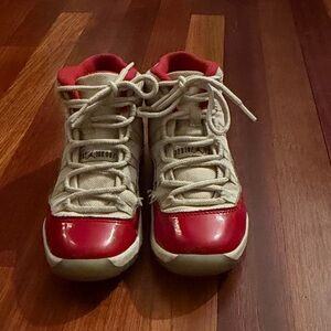 Kids Red and White Jordan’s